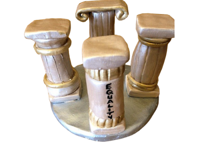 Four Pillars of Democracy- Candle-Holder