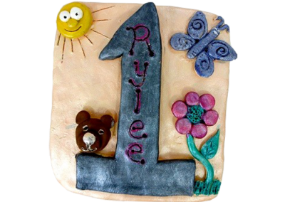 Number 1 Plaque