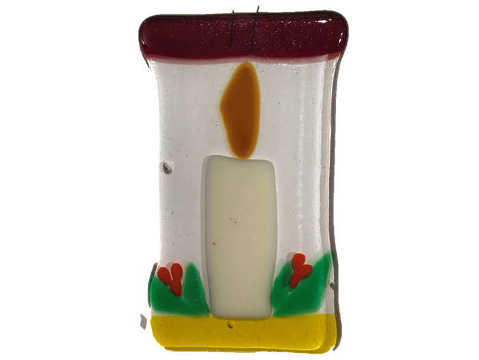 Candle- Fused Glass