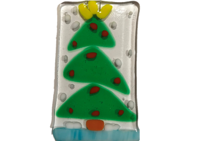 Holiday Tree -Fused Glass