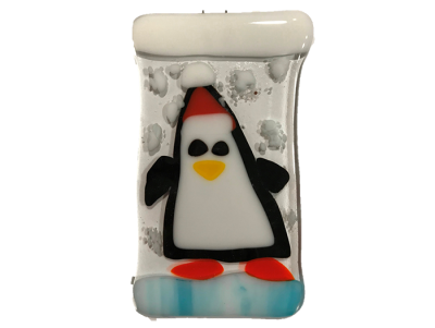 Penguin-Fused-Glass