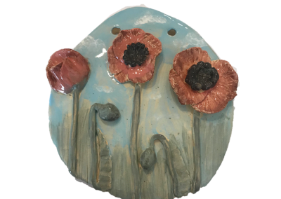 Poppies Plaque