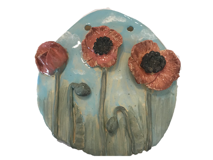 Poppies-Plaque