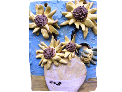 sunflower-plaque