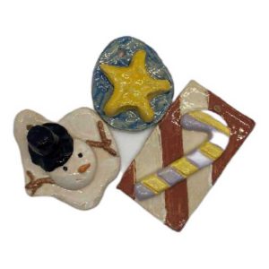 Holiday Ornaments 3 Pc