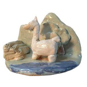 Peruvian Llama Diorama