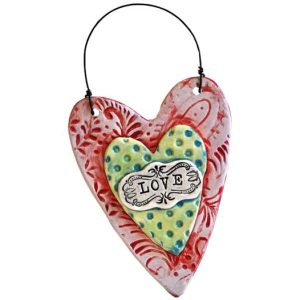 Textured Heart Plaque