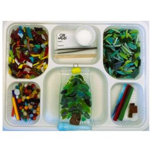 Large Christmas Tree 5x3 Suncatcher Kit